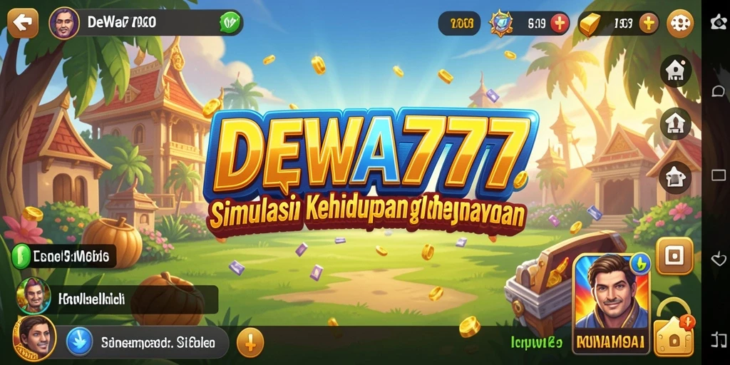 Tampilan gameplay DEWA777 yang mengasyikkan dan interaktif.