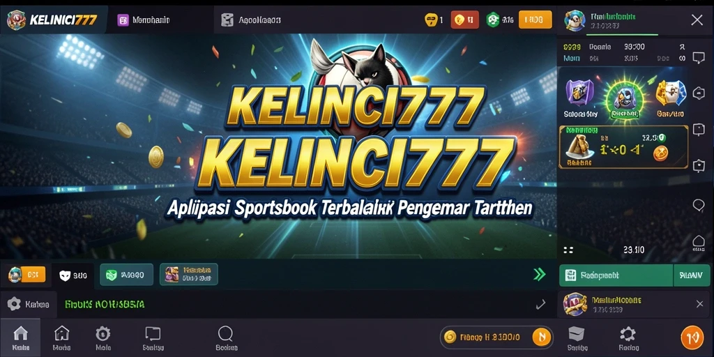Tampilan antarmuka aplikasi KELINCI777 dengan gameplay taruhan yang menarik.
