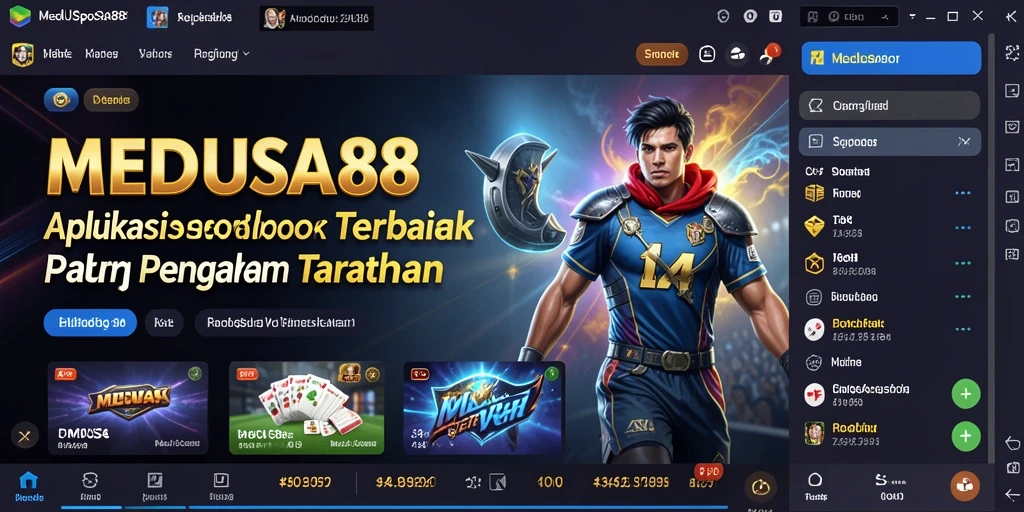 Tampilan gameplay Sportsbook di MEDUSA88 yang interaktif.