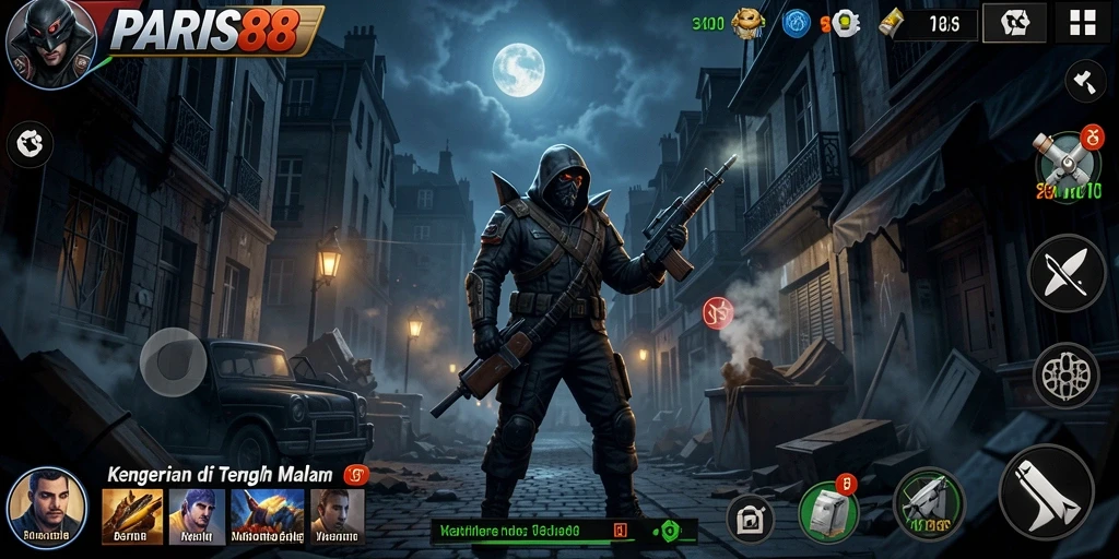 Gameplay menegangkan dalam suasana horor yang mencekam.