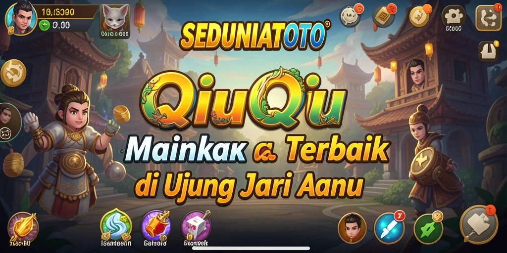 Gameplay seru QiuQiu di SEDUNIATOTO menunjukkan momen mendebarkan.