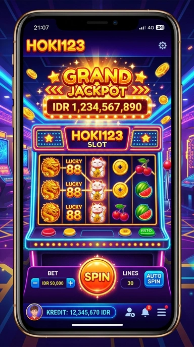 Tampilan utama aplikasi hoki123 yang ramah pengguna.